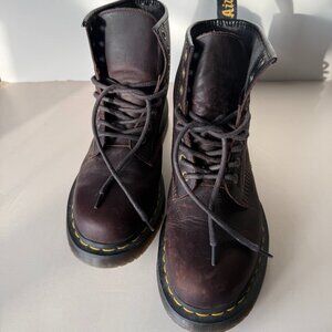 Dr. Martens 1460 Greasy Leather Lace Up Boots